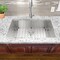 Nantucket Sinks 32 Inch Pro Series Large Rectangle Single Bowl Undermount Zero Radius Stainless Steel Kitchen Sink ZR3219-16 - alternate 6